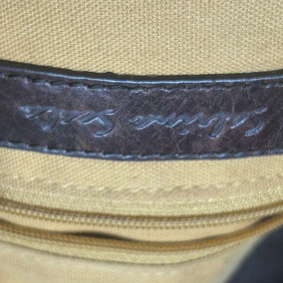 🤠Sabrina Scala Brown Leather Large Shoulder Bag/Purse - Picture 2 of 3